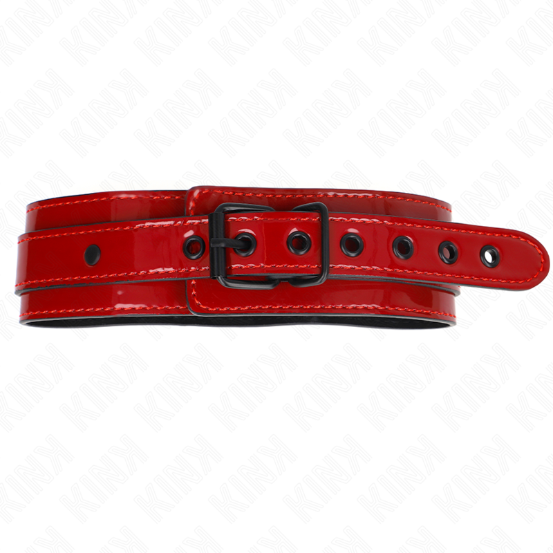 KINK - WINE RED ADJUSTABLE COLLAR 37.5-49.5 CM X 5 CM