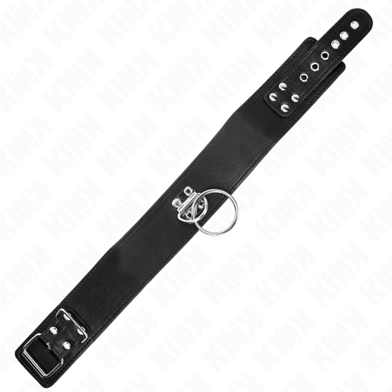 KINK - 116 CM STUDDED LEASH COLLAR AND 50 X 5 CM LEATHERETTE LEASH