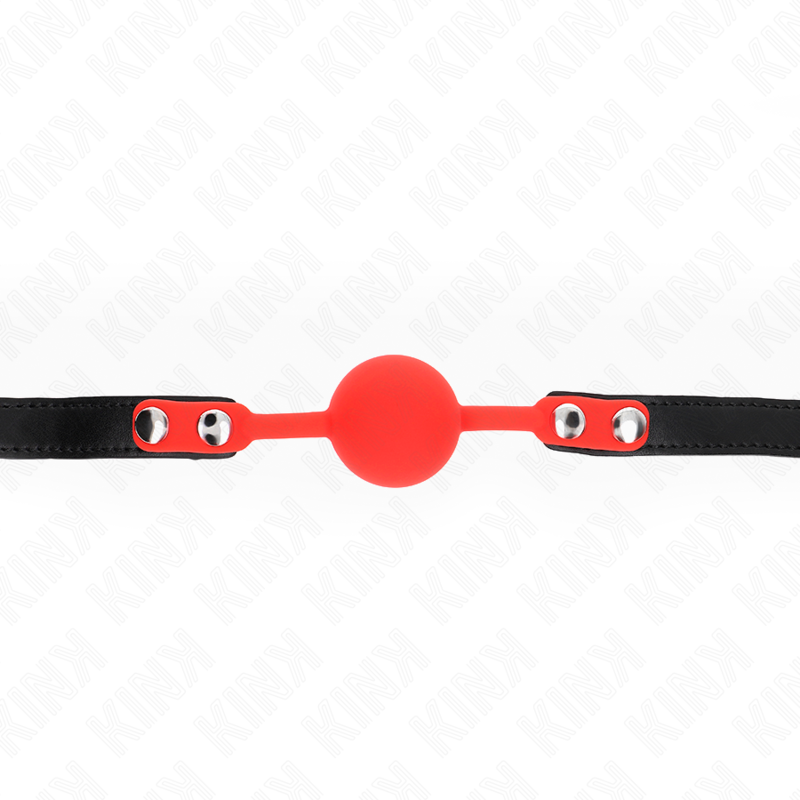 KINK - 4 CM SILICONE BALL GAG WITH LOCK 60 x 2 CM