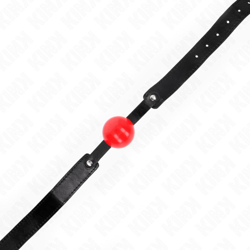KINK - BALL GAG 4 CM SOFT TPE MODEL 1 66 x 2.5 CM ADJUSTABLE 41-61 CM