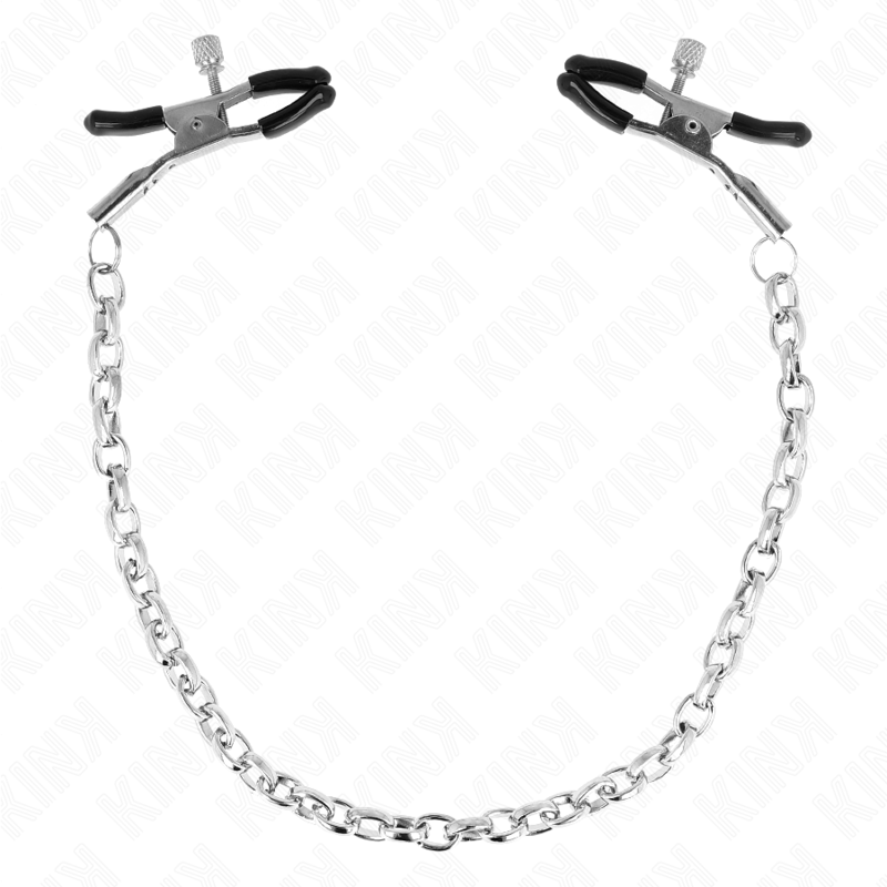 KINK - NIPPLE CLAMPS WITH THICK CHAIN 30 CM