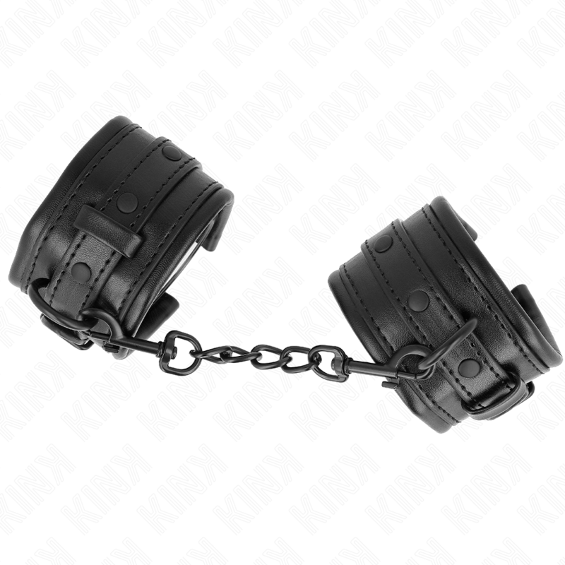 KINK - ADJUSTABLE BLACK WRISTBANDS 20-30 CM X 6 CM