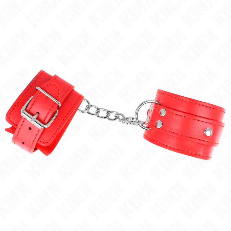 KINK - WRIST SUPPORT WITH 3 ADJUSTABLE D-RINGS RED 17.5-25 CM X 6 CM