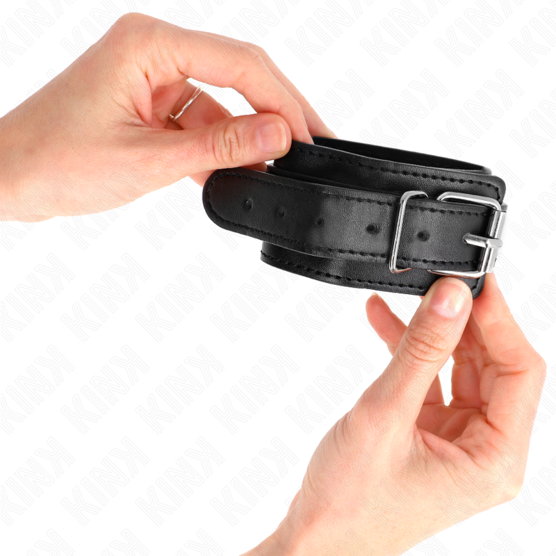 KINK - THIN BLACK WRISTBANDS ADJUSTABLE 21-33 CM