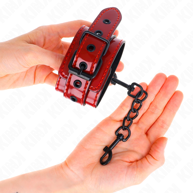 KINK - DARK RED WRISTBANDS 23 X 5 CM
