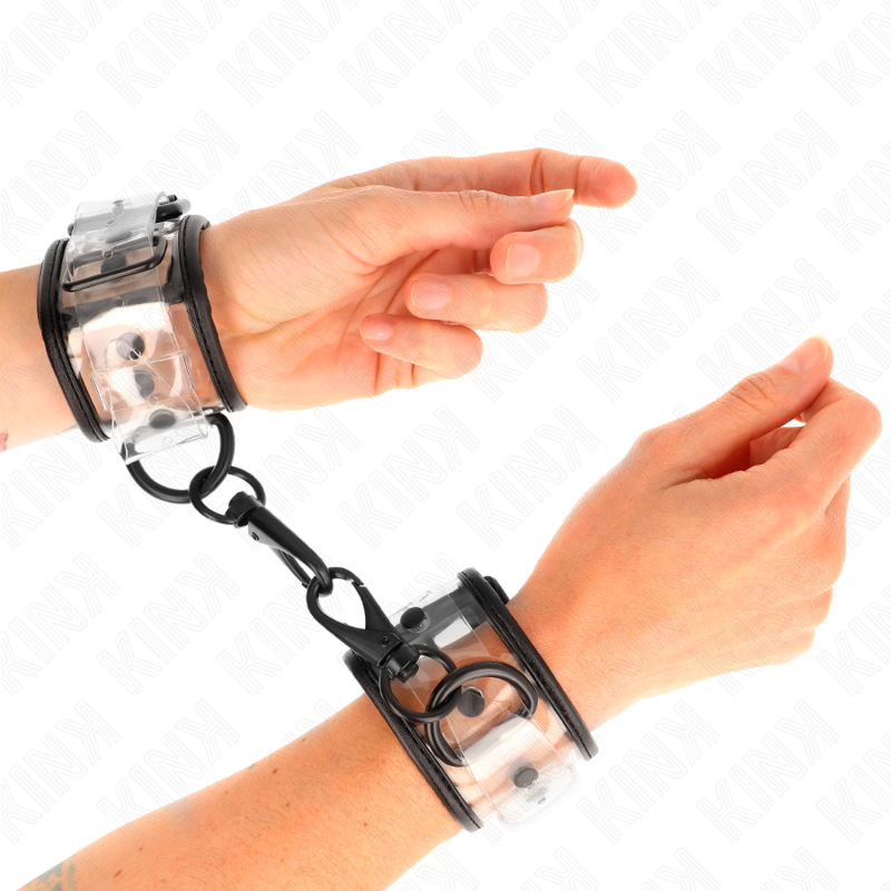 KINK - ADJUSTABLE TRANSPARENT WRISTBANDS 18-30 CM X 5.5 CM