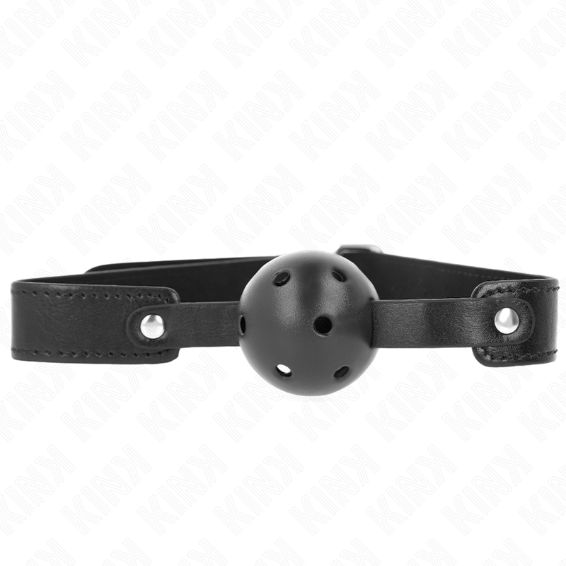 KINK - BALL GAG 4.5 CM BREATHABLE BLACK 65 x 2.5 CM