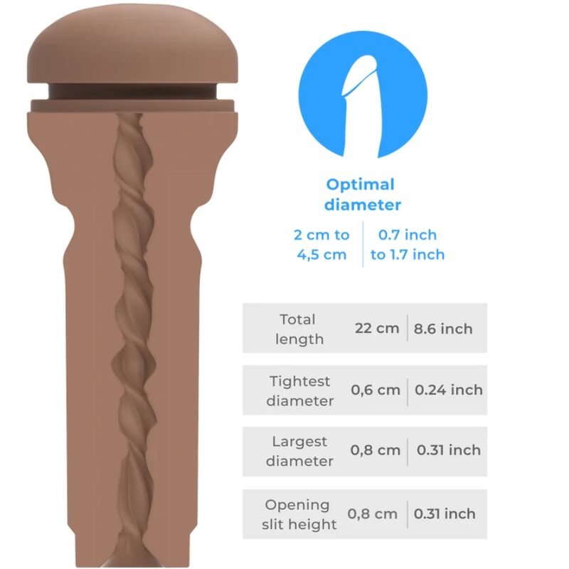 KIIROO - FEEL STROKER EXTRA TIGHT MULATTO BUTT MASTURBATOR