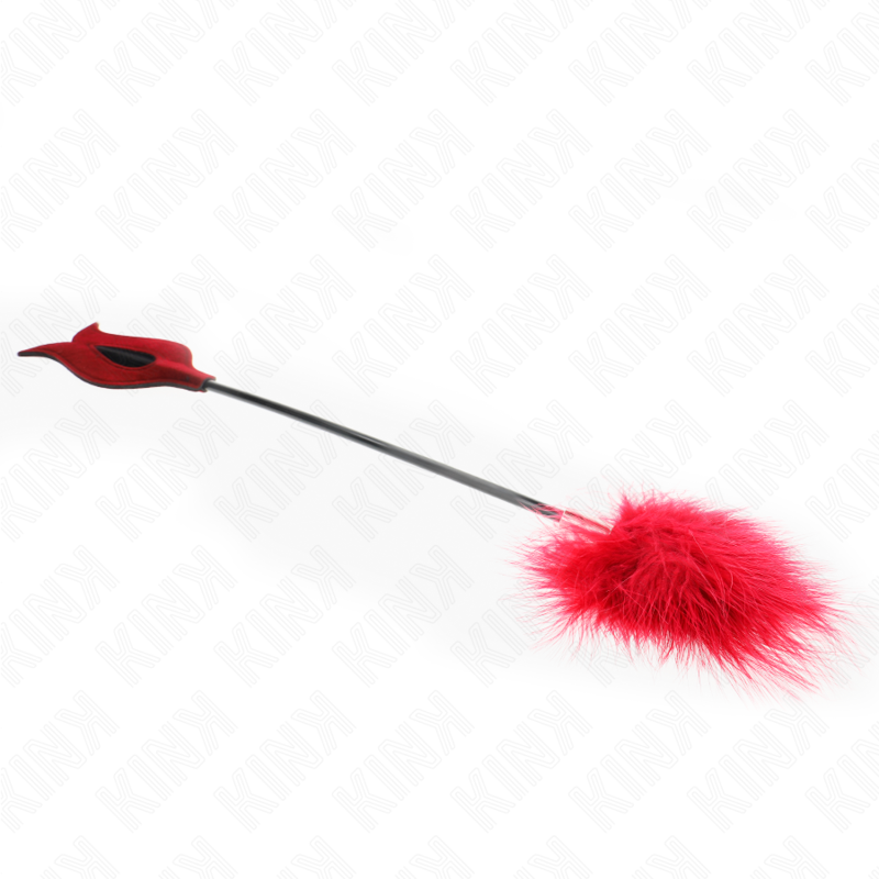 KINK - TICKLE FEATHERS WITH ROSE-SHAPED PADDLE 38 CM