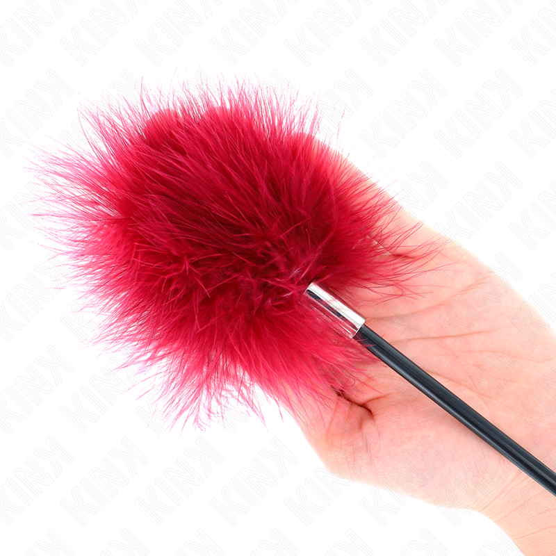 KINK - TICKLE FEATHERS WITH ROSE-SHAPED PADDLE 38 CM