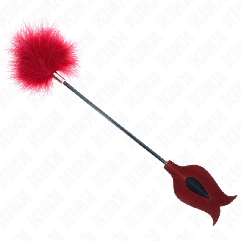 KINK - TICKLE FEATHERS WITH ROSE-SHAPED PADDLE 38 CM