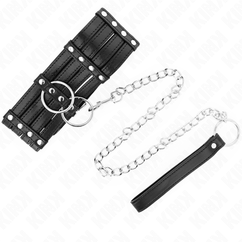 KINK - 65 CM SUB STYLE ADJUSTABLE LEASH COLLAR 35-51 CM X 7 CM