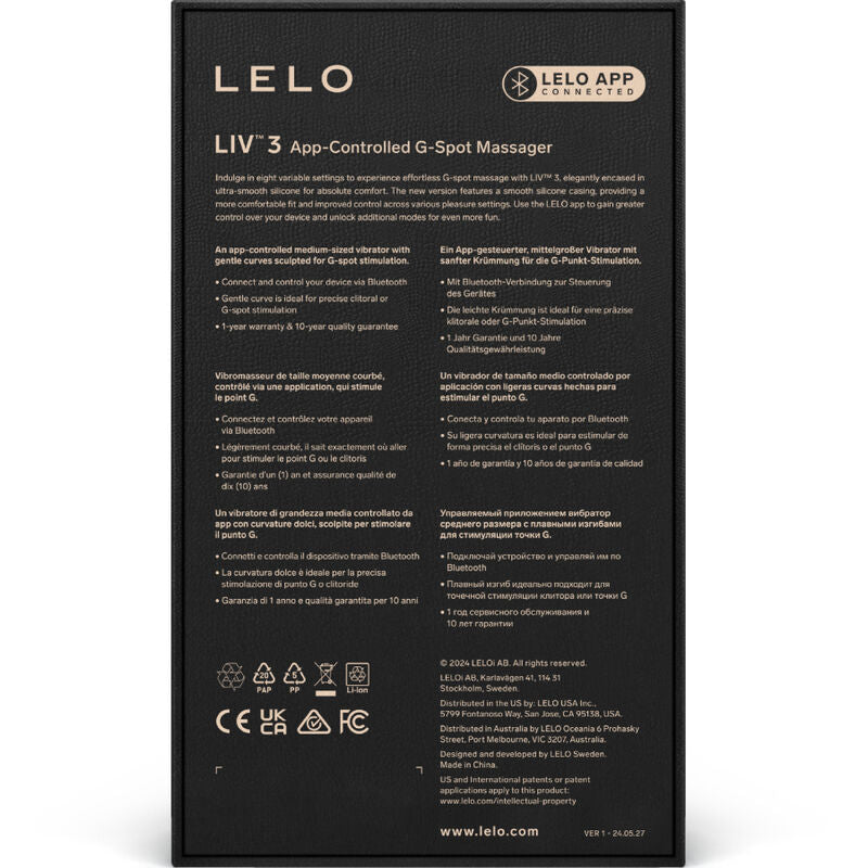 LELO - LIV™ 3 PINK G-SPOT STIMULATOR