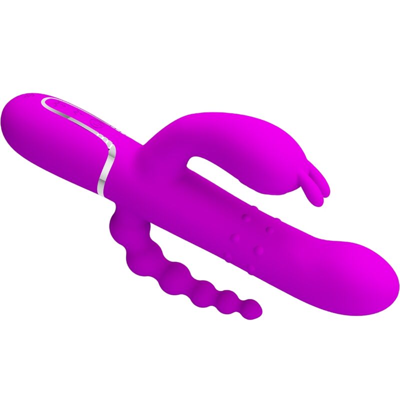 PRETTY LOVE - CAMMY TRIPLE MULTIFUNCTIONAL VIBRATOR 4 IN 1 PINK