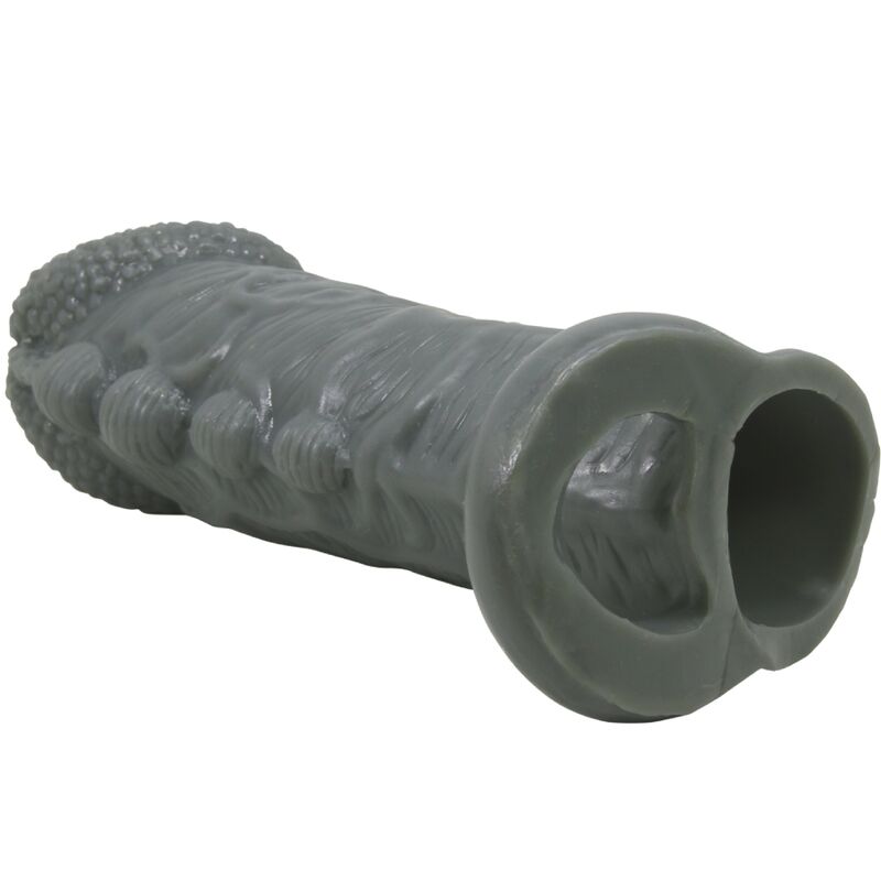 PRETTY LOVE - REALISTIC PENIS ENLARGING AND DELAY SLEEVE - GREY