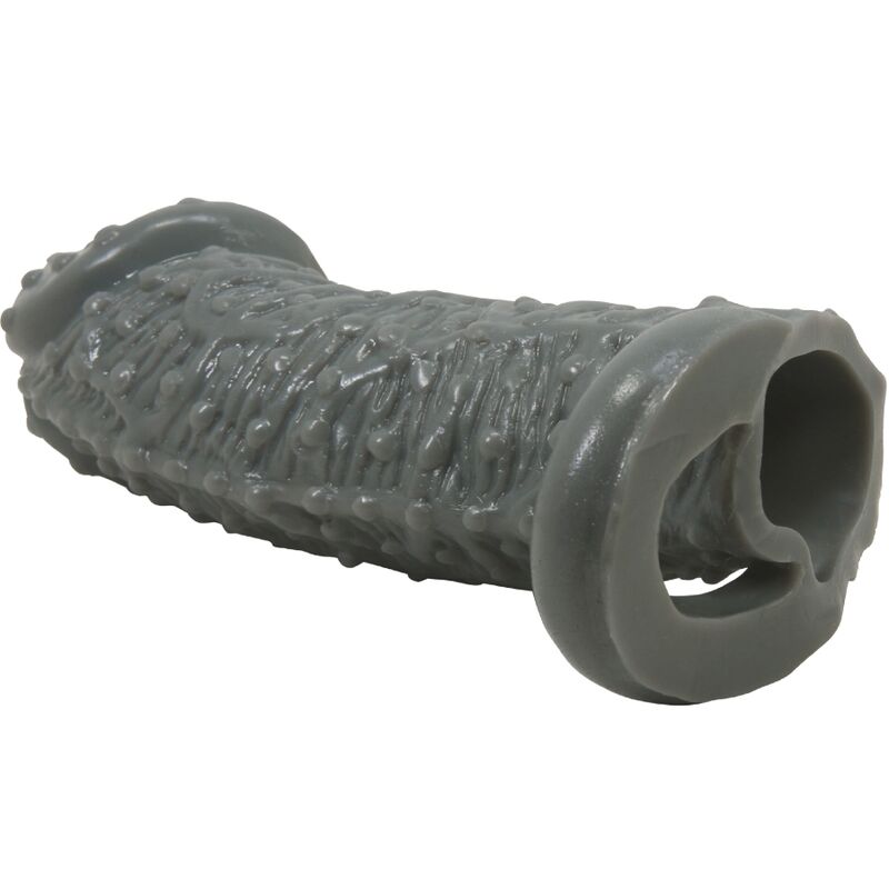 PRETTY LOVE - REALISTIC PENIS ENLARGING AND DELAY SLEEVE MODEL 2 GREY