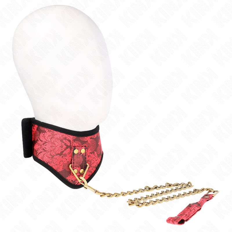 KINK - LACE LEASH COLLAR 75 CM SCANDAL MODEL 44 X 10 CM