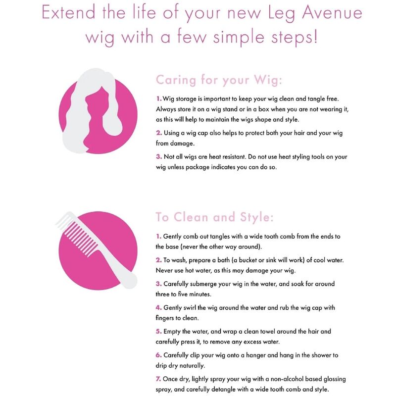 LEG AVENUE - NATURAL BLACK SHORT BOB WIG