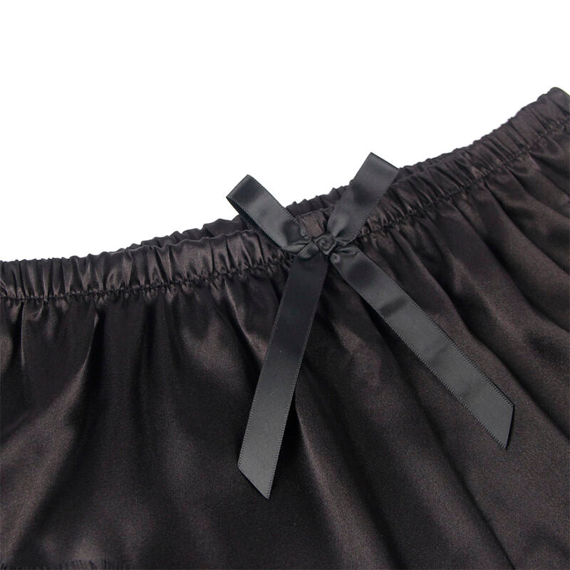 SUBBLIME - 953942 PIJAMA SEXY SATEN Y ENCAJE NEGRO L/XL