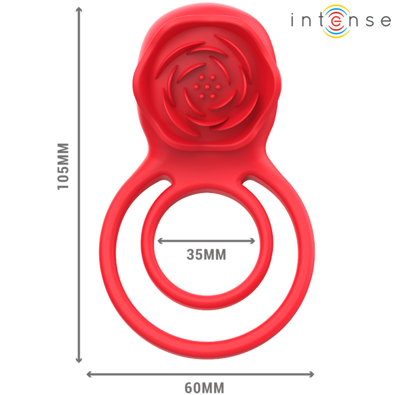 INTENSE - GAIL PINK STIMULATING 10 VIBRATIONS RED REMOTE CONTROL