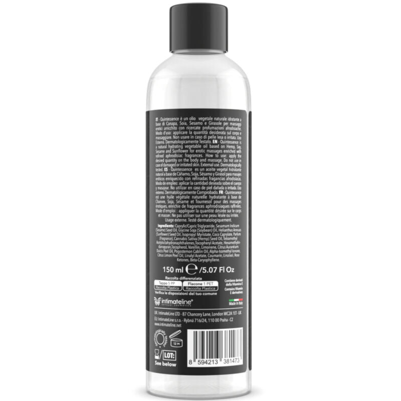 INTIMATELINE LUXURIA - EXOTIC VANILLA MASSAGE OIL 150 ML