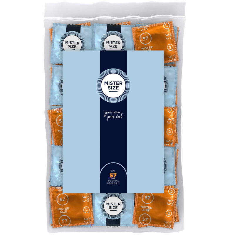 MISTER SIZE - CONDOMS SIZE L 57 MM (100 UNITS)