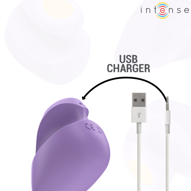 INTENSE - ÚRSULA STIMULATOR 10 VIBRATIONS PURPLE