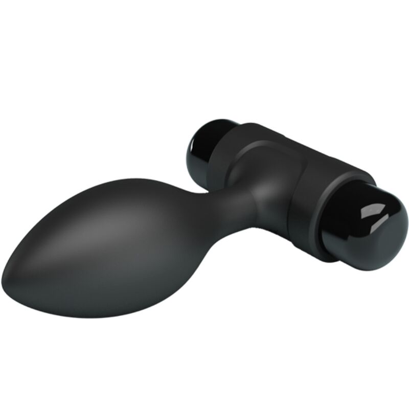 PRETTY LOVE - VIBRATING BUTT PLUG ANAL 10 VIBRATIONS BLACK