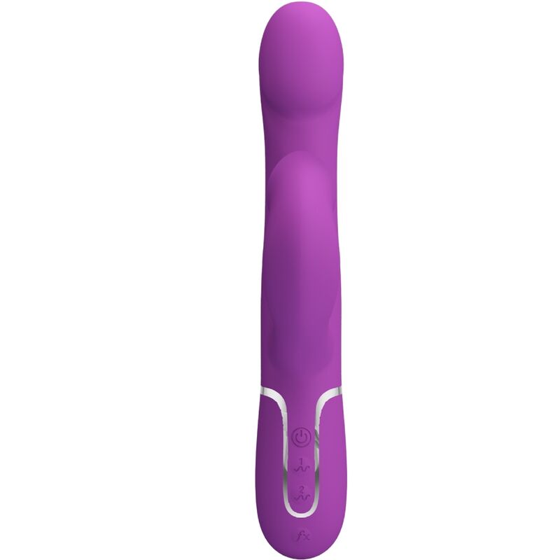 PRETTY LOVE - 4-IN-1 MULTIFUNCTIONAL VIBRATOR & STIMULATOR PURPLE