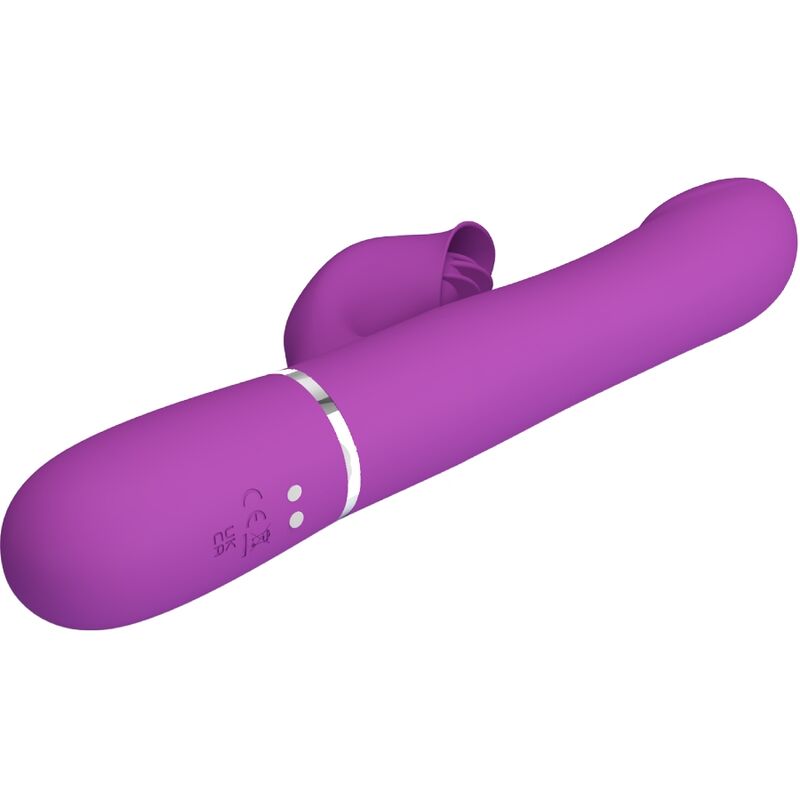 PRETTY LOVE - 4-IN-1 MULTIFUNCTIONAL VIBRATOR & STIMULATOR PURPLE