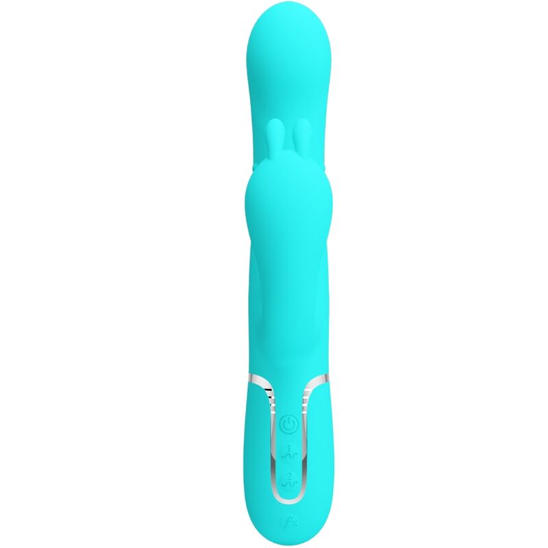 PRETTY LOVE - CAMMY TRIPLE RABBIT VIBRATOR MULTIFUNCTION 4 IN 1 BLUE