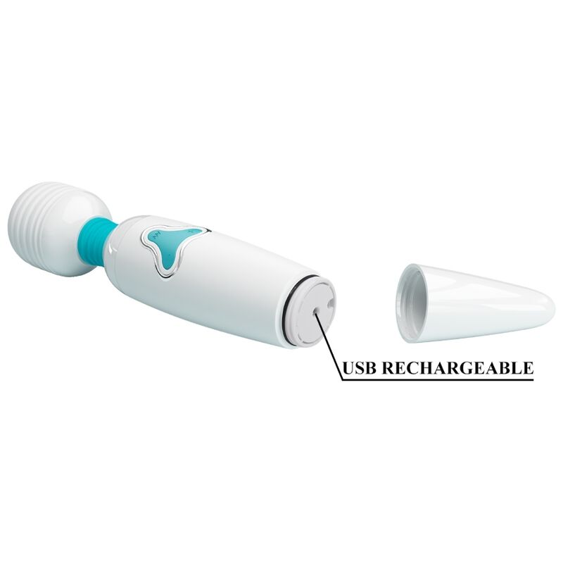PRETTY LOVE - CLOUD VIBRATOR WAND 7 VIBRATIONS WHITE