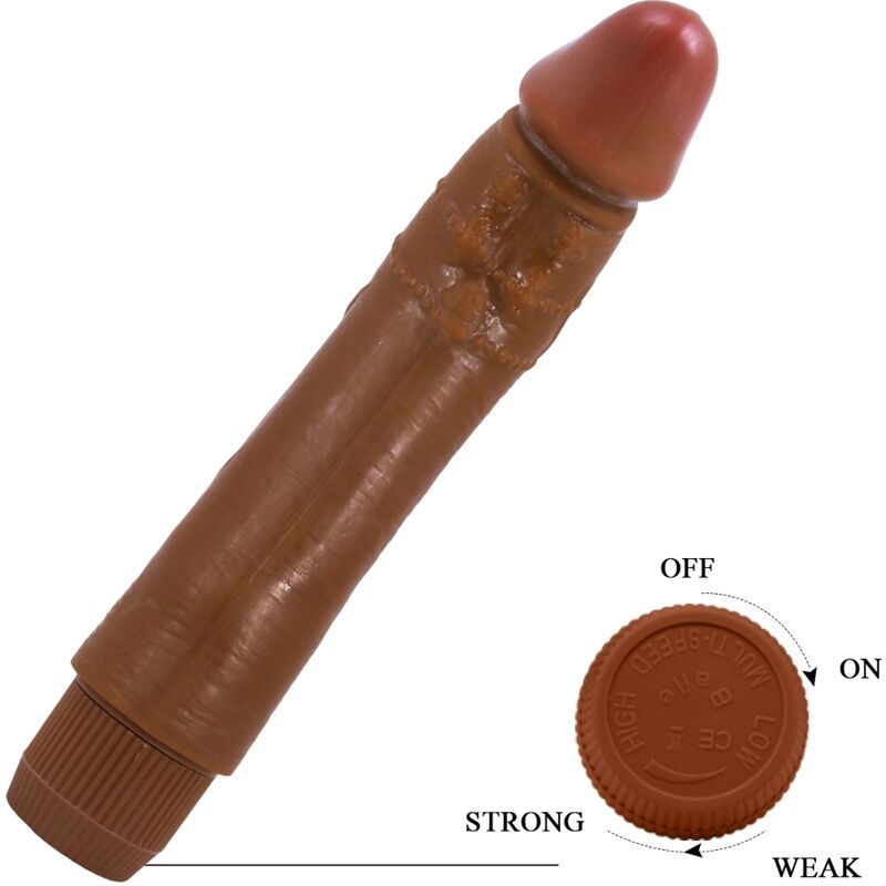 DANCE - DYBBUK REALISTIC VIBRATOR 24 CM MULATO