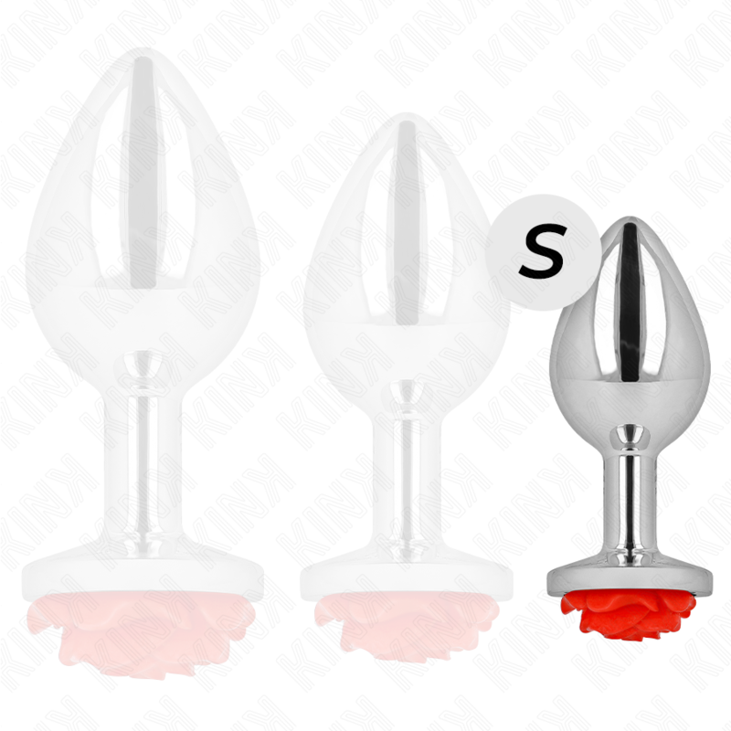 KINK - RED ROSE ANAL PLUG SIZE S