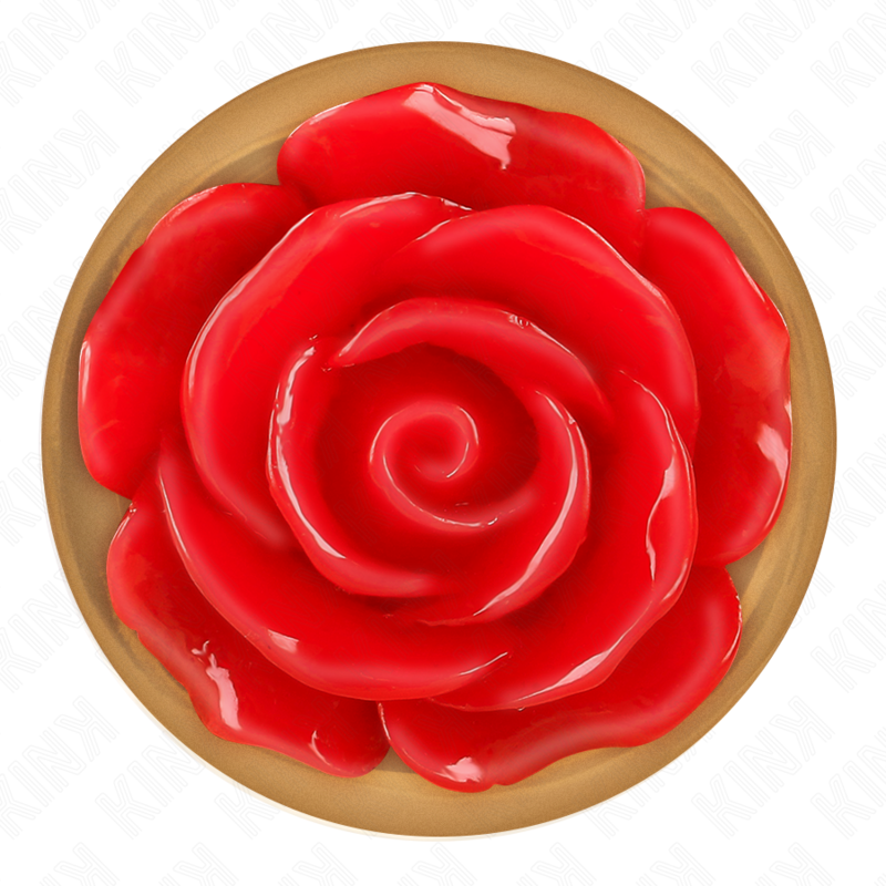 KINK - ROSE GOLD ANAL PLUG RED ROSE L