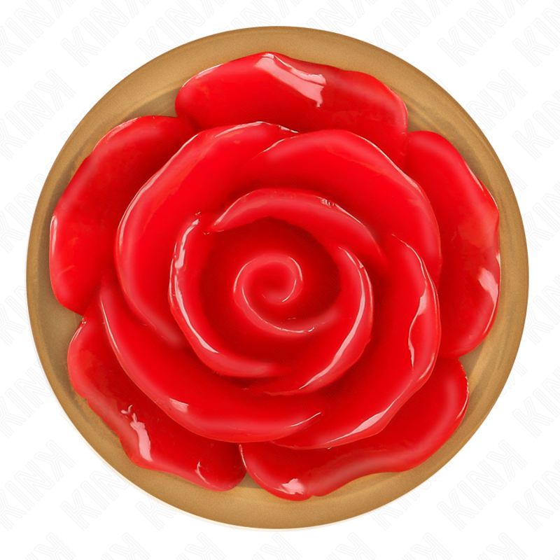 KINK - ROSE GOLD ANAL PLUG RED ROSE S