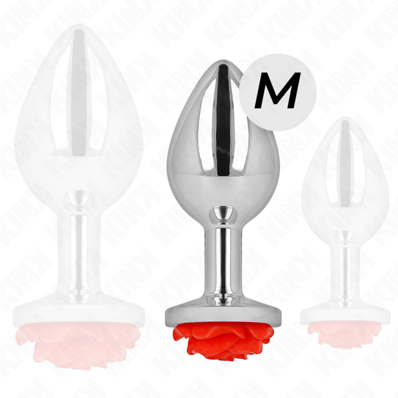 KINK - RED ROSE ANAL PLUG SIZE M