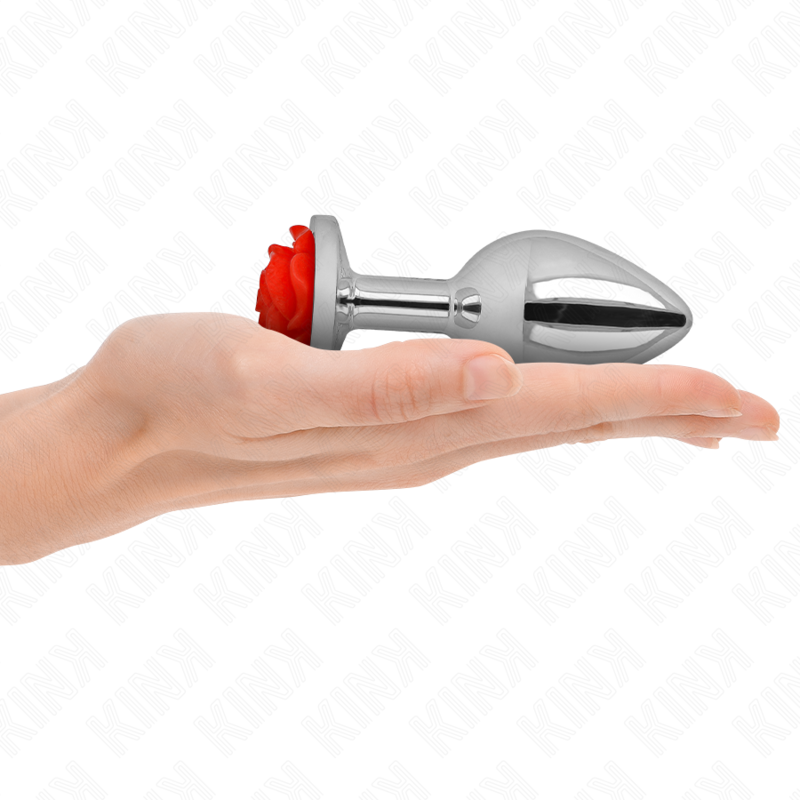 KINK - RED ROSE ANAL PLUG SIZE L