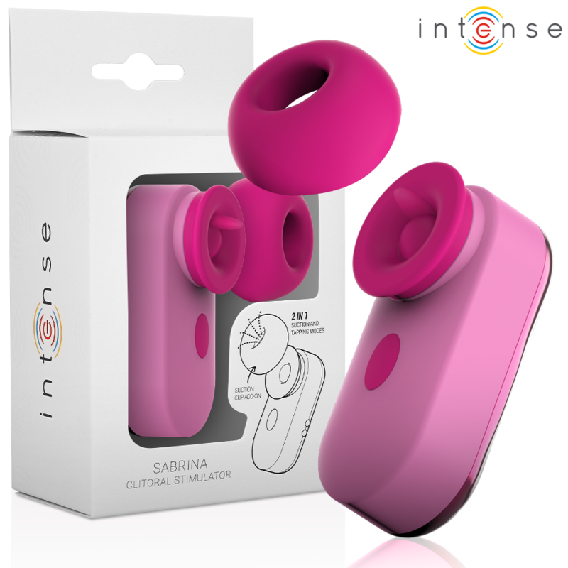 INTENSE - SABRINA TRAVEL PINK CLITORAL STIMULATOR SET