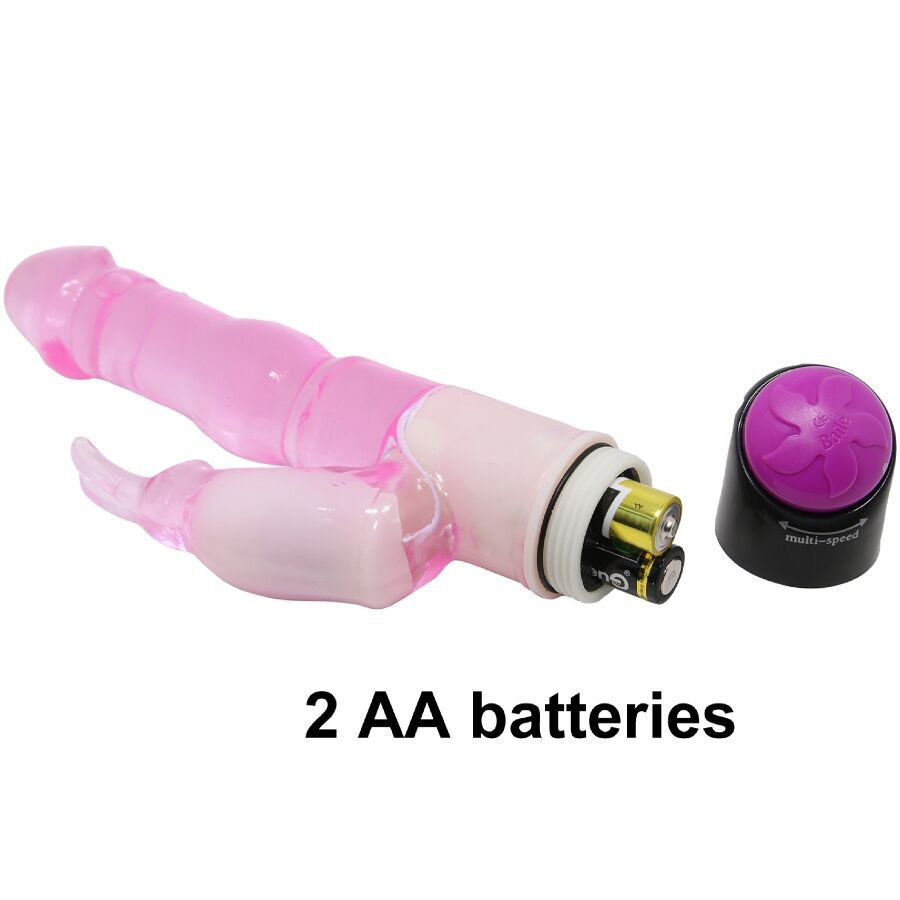 DANCE - WAVES OF PLEASURE FANTASY VIBRATOR WITH RABBIT 23 CM