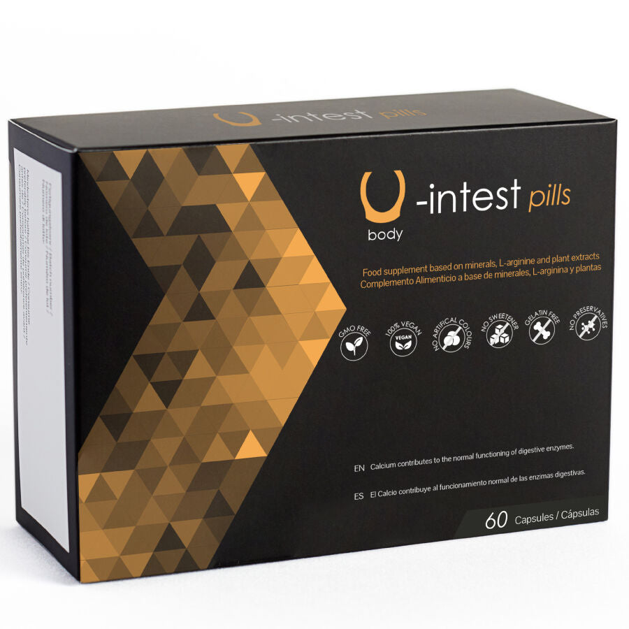 500 Cosmetics - U-INTEST Capsules to Prevent Hemorrhoids - 60 Capsules
