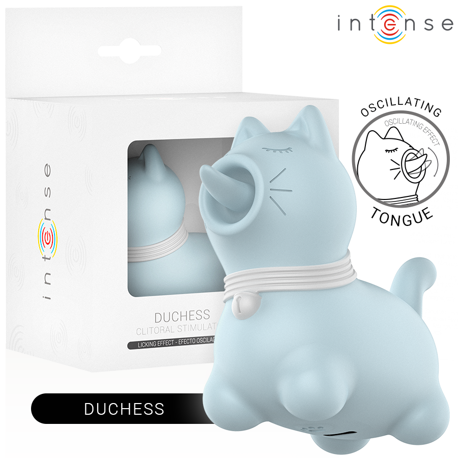 INTENSE - ESTIMULADOR PUPPY LENGUA ROTADORA 360º PARA CLÍTORIS AMARILLO