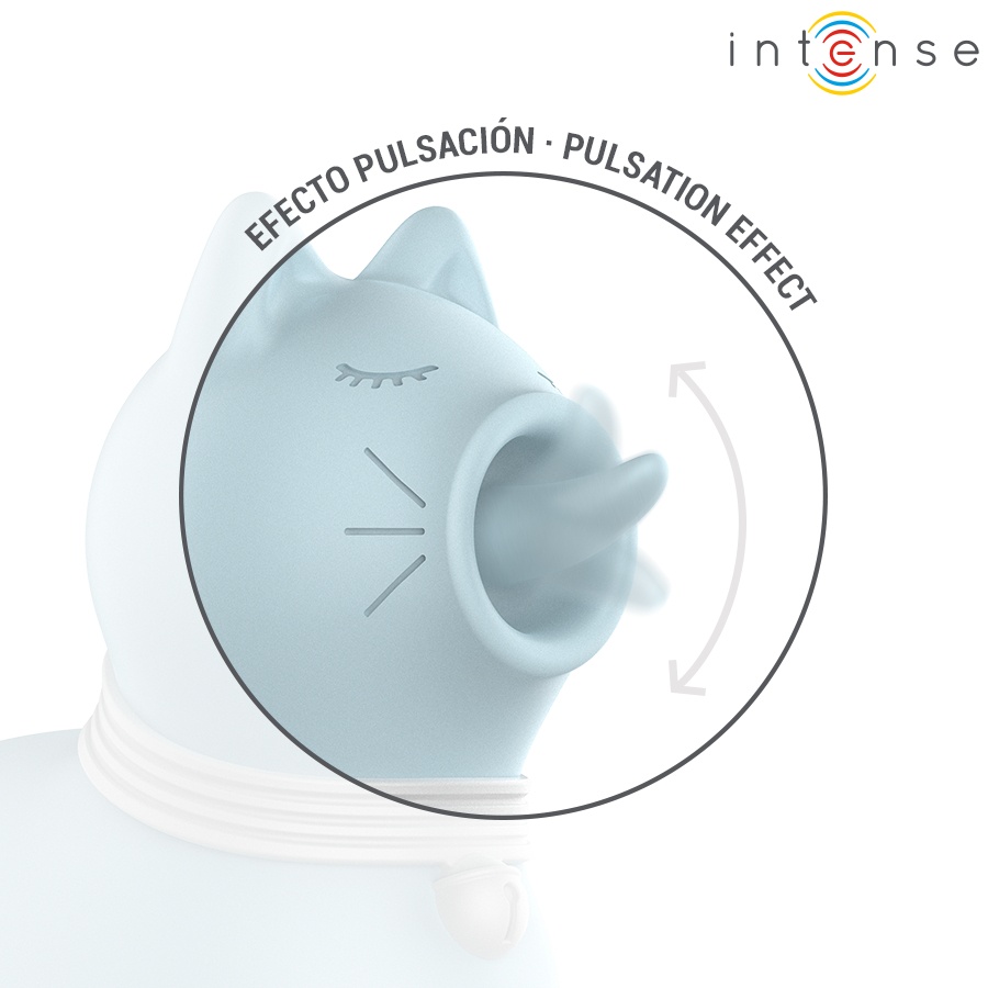 INTENSE - ESTIMULADOR PUPPY LENGUA ROTADORA 360º PARA CLÍTORIS AMARILLO