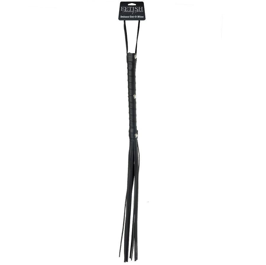FETISH FANTASY LIMITED EDITION - BLACK LEATHER WHIPPER