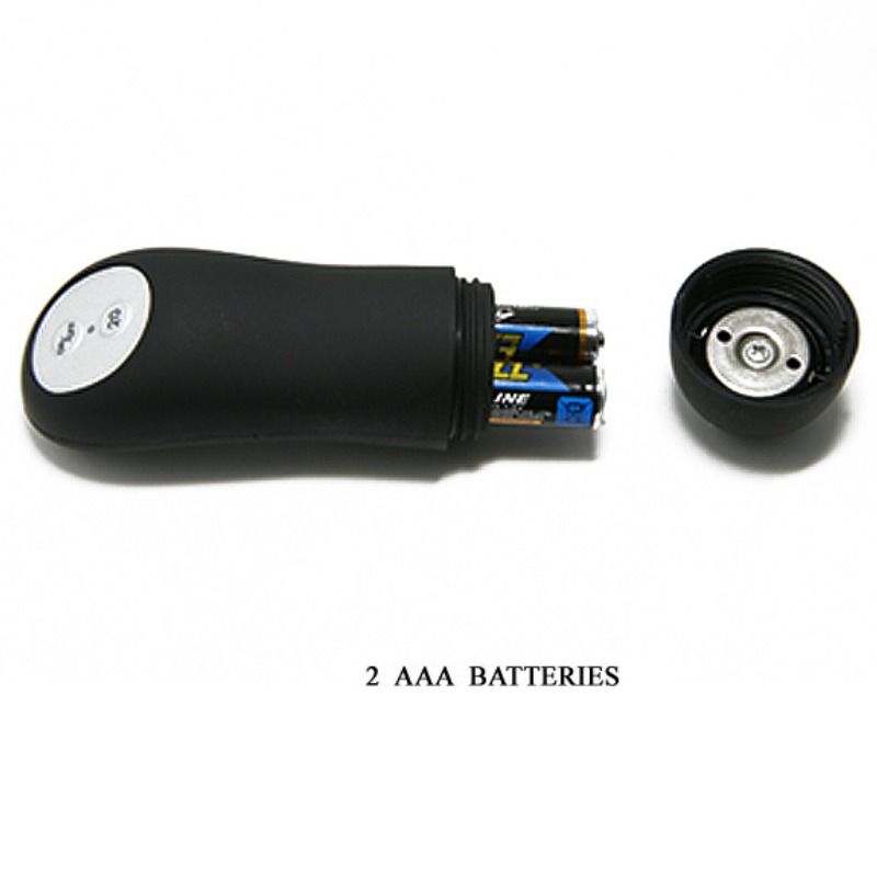DANCE - BLACK VIBRATING ANAL BUTT PLUG