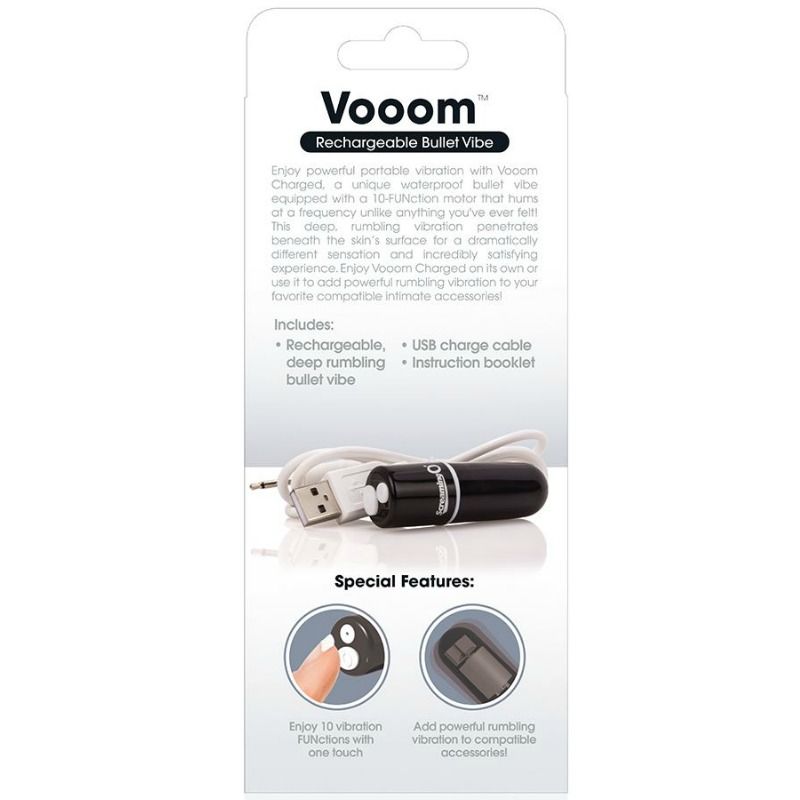 SCREAMING O - VOOOM BULLET VIBRANT RECHARGEABLE NOIR