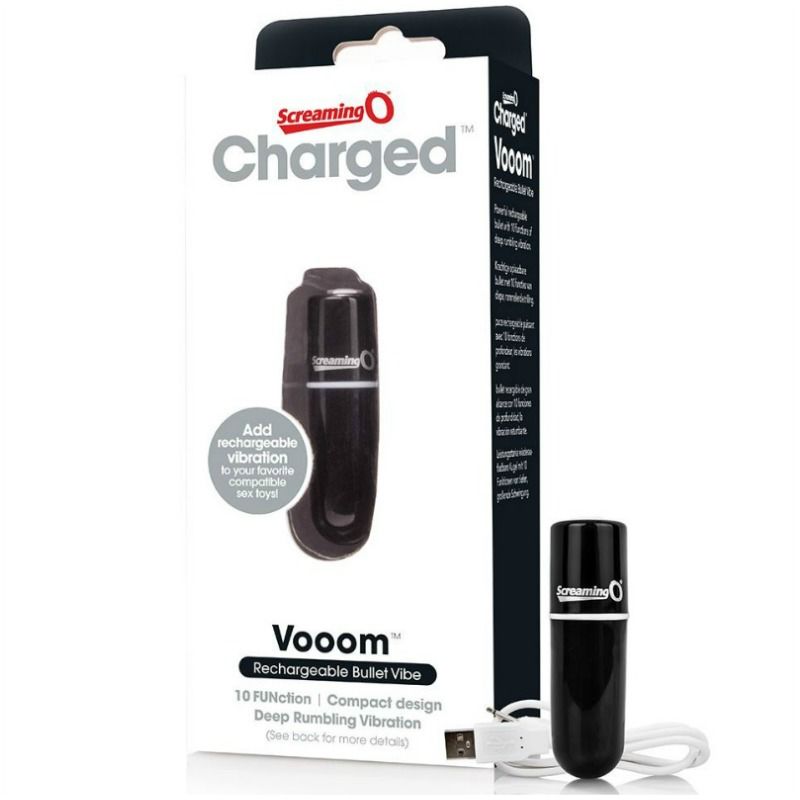 SCREAMING O - VOOOM BULLET VIBRANT RECHARGEABLE NOIR