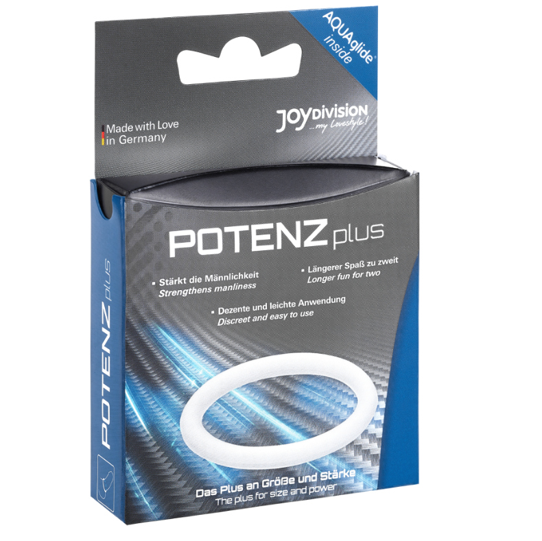 JOYDIVISION POTENZDUO - PLUS WHITE PENIS RING - M