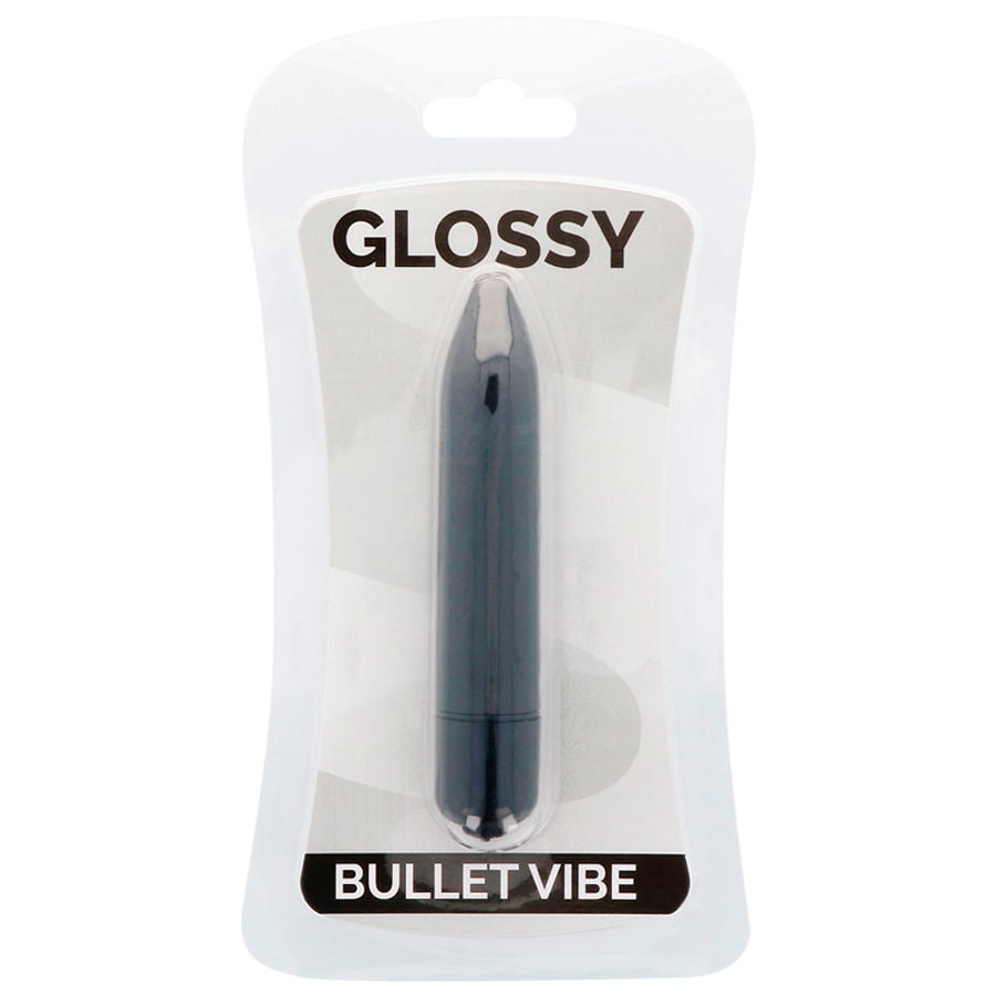 GLOSSY - THIN BLACK VIBRATOR