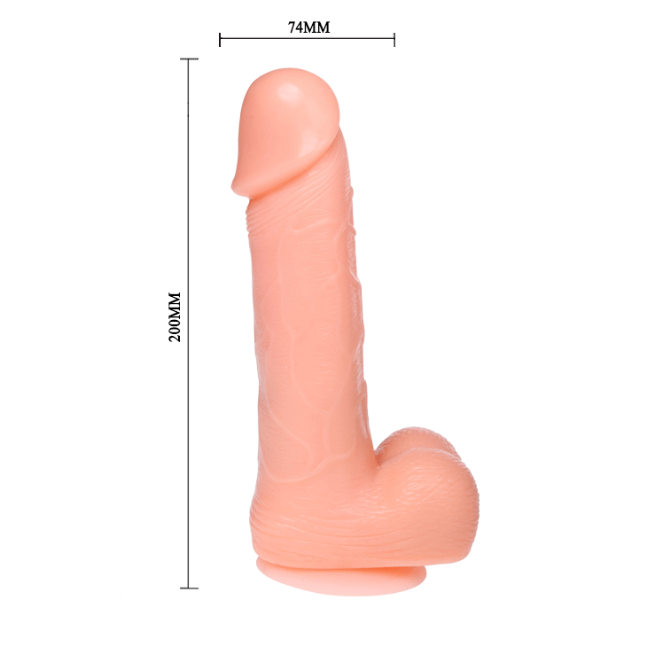 DANCE - REALISTIC VIBRATION AND ROTATION DILDO DONG 20 CM